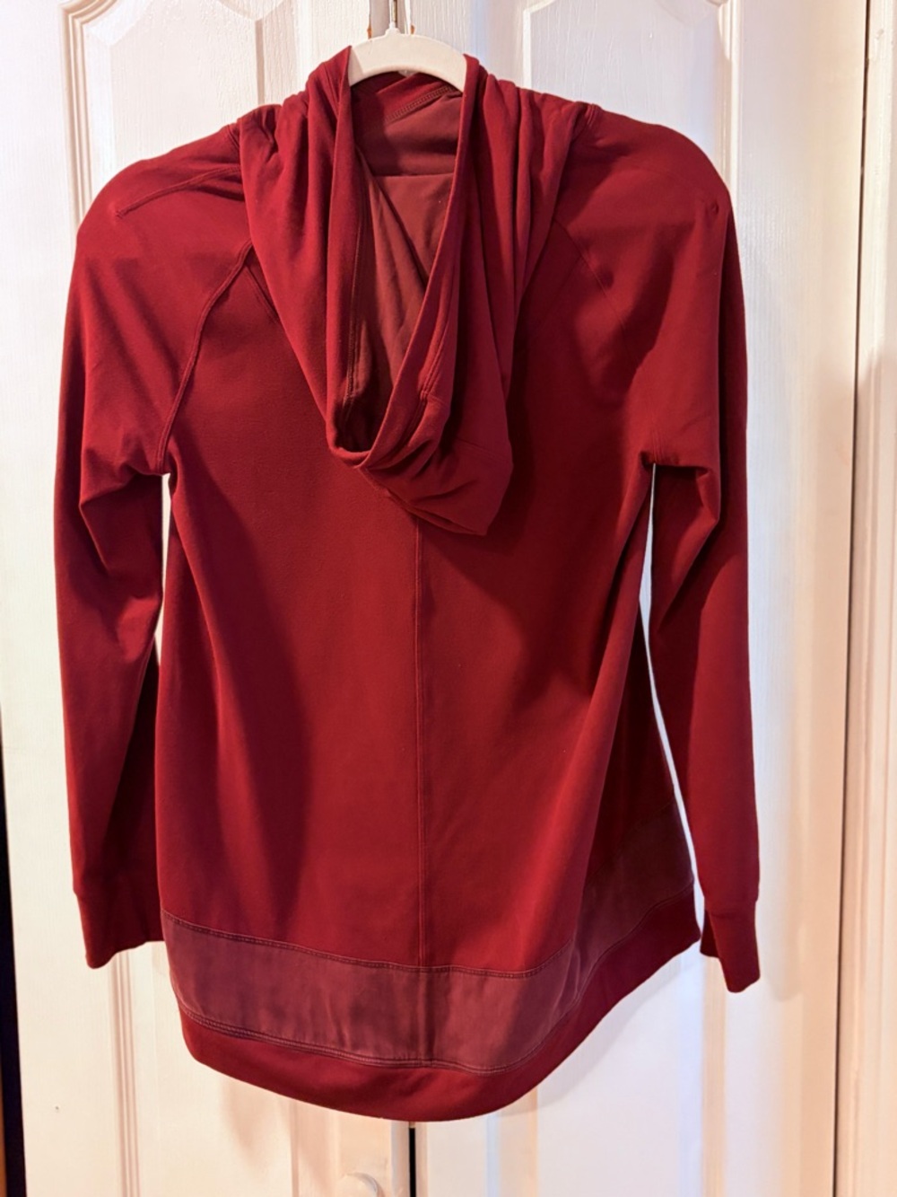 Lululemon Lightweight Burgundy Hoodie | Athleisure Pullover | - Picture 6 of 7